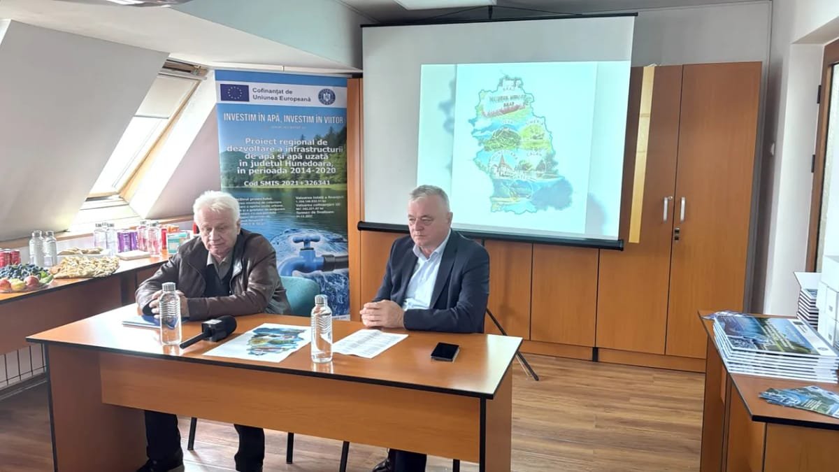 Hunedoara: proiectul de apă și canalizare a ajuns la un progres fizic de 51,19%