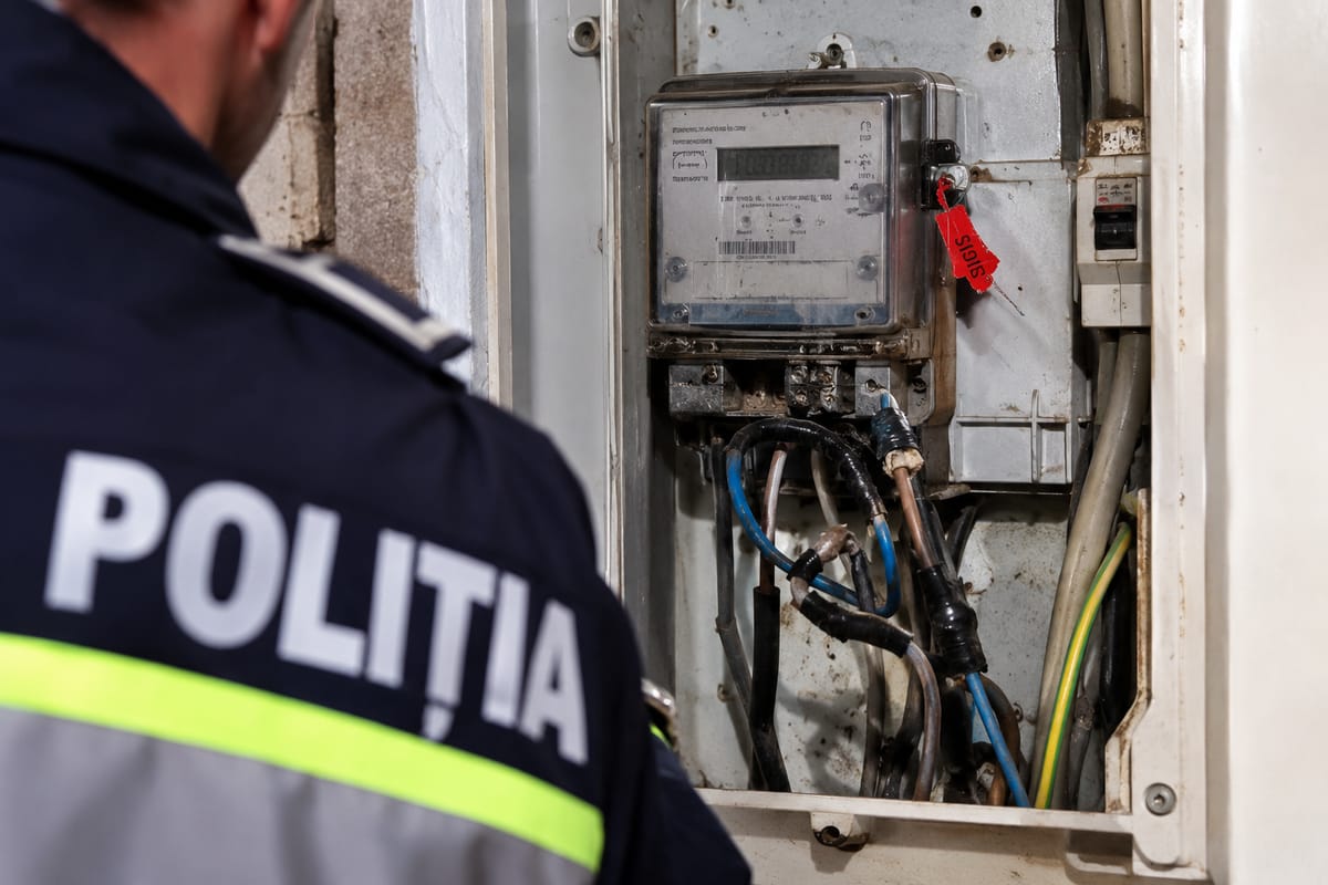 Ilva Mare: furt de curent cu instalații clandestine, contor ocolit și sigiliu rupt