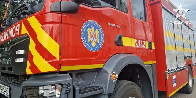 Incendiu la Sic, de la un contor de gaz. Pompierii au intervenit, fără pagube majore