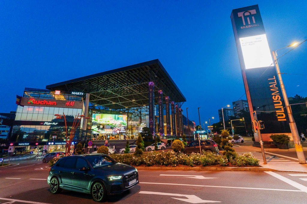 Iulius Mall Cluj se modernizează cu o investiție de 7,6 milioane de euro, finalizată anul viitor