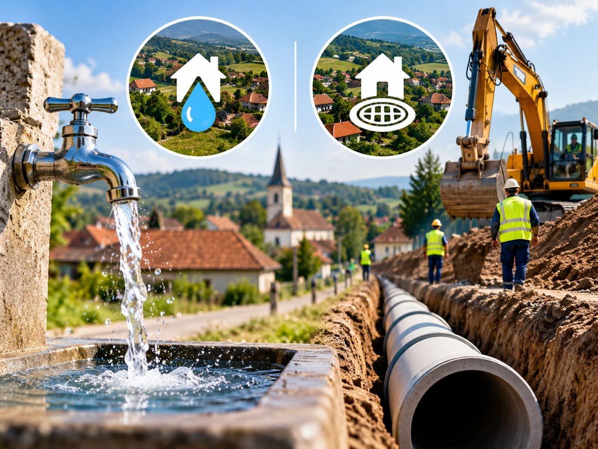 Județul Cluj: 14 comune au rețele de apă, dar nu și canalizare publică