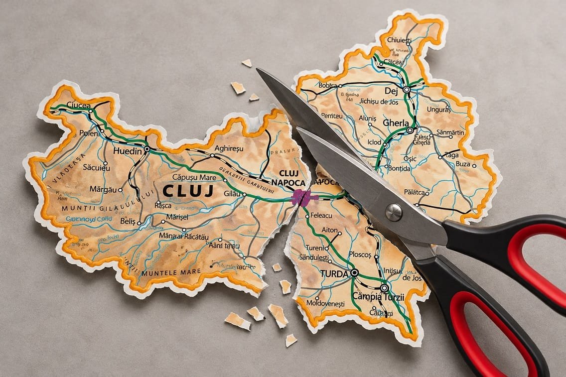 Județul Cluj: 25 de comune cu până la 1.500 de locuitori ar putea fi comasate