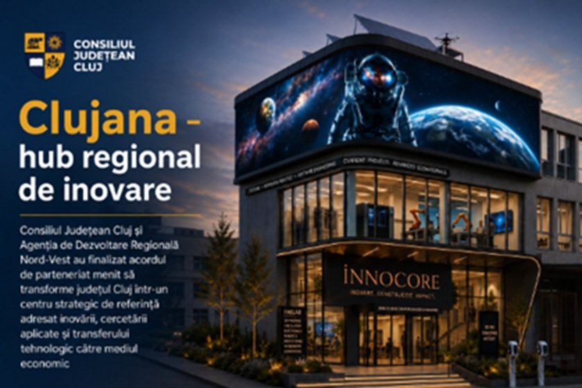 Județul Cluj: proiectul Clujana Regional Innovation HUB, de 30 de milioane euro, supus aprobării