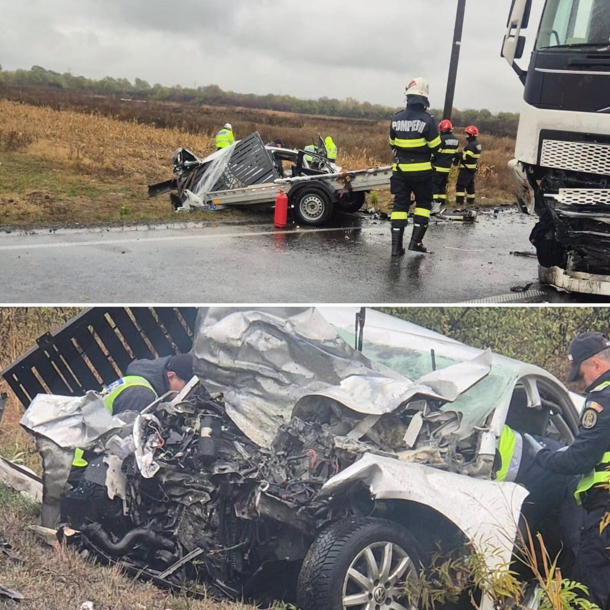 Jupa: un tânăr de 28 de ani a murit pe DN 6, după ce a intrat sub roțile unui TIR