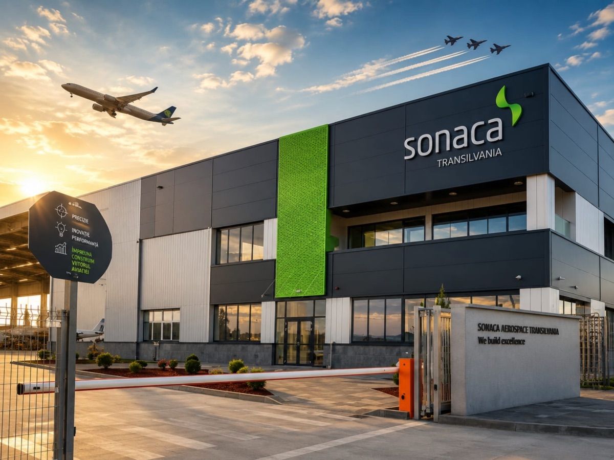 Lângă Turda, Sonaca, companie din industria aeronautică, deschide noi posturi de angajare