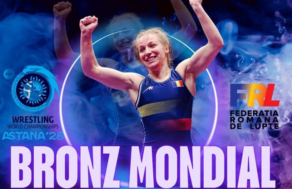 La Astana, Ana Andreea Beatrice a câștigat bronzul la Campionatele Mondiale de lupte