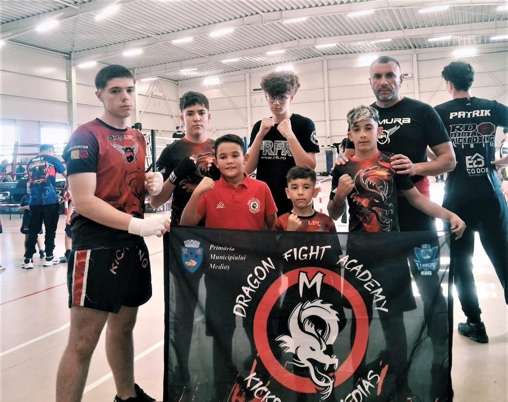 La Cristian, sportivii Dragon Fight Academy Mediaș au luptat la Cupa Sibiului; Antonio Hondi a ocupat locul 1