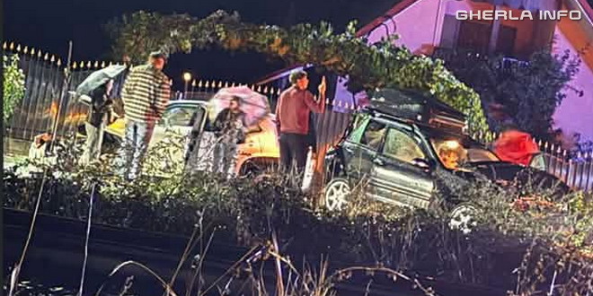 Livada: accident cu trei vehicule pe șoseaua Gherla-Cluj-Napoca, patru femei primesc îngrijiri medicale