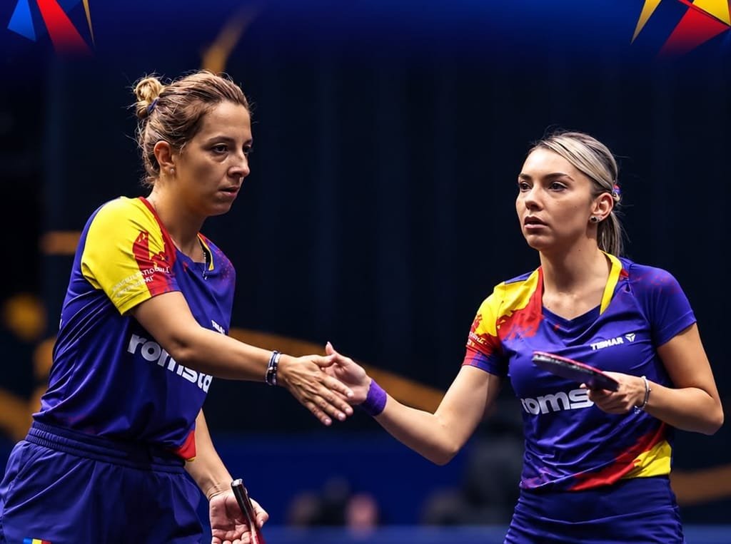 Ljubliana: Bernadette Szocs și Elizabeta Samara, bronz la dublu feminin la Europenele de tenis de masă