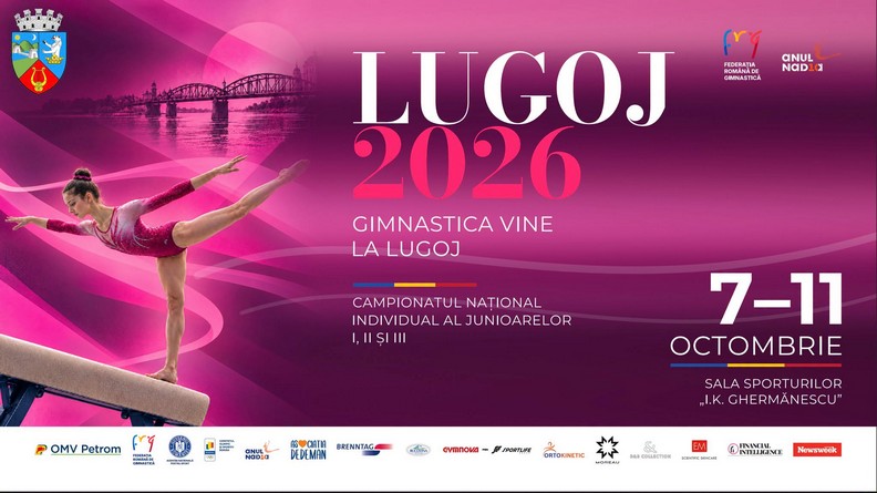 Lugoj găzduiește Campionatul Național al Junioarelor III, II și I la gimnastică artistică, până duminică