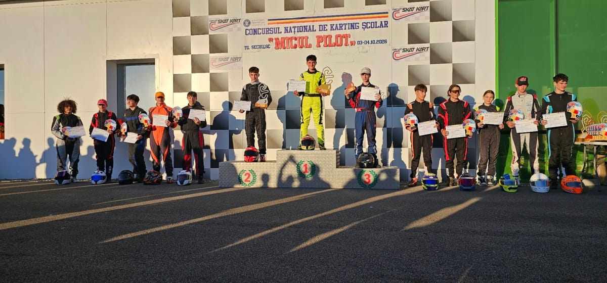 Lugojul are un campion național la karting: David Berwanger a câștigat titlul CNKS la categoria Junior Rotax