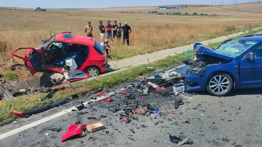 Lumina, Constanța: nouă persoane transportate la spital după un accident rutier pe DN 22