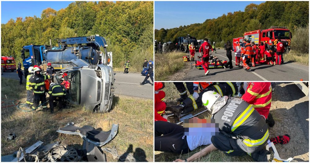 Luna Șes, Satu Mare: exercițiu tactic simulat pentru un accident cu microbuz și o autocisternă