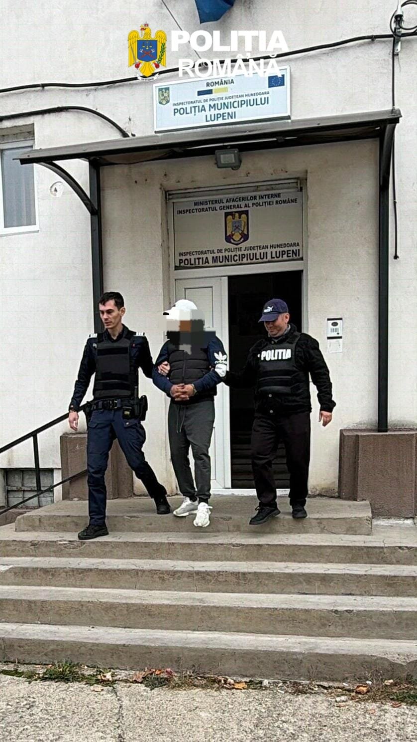 Lupeni: bărbat condamnat la un an și șase luni de închisoare pentru furt calificat, depistat de polițiști