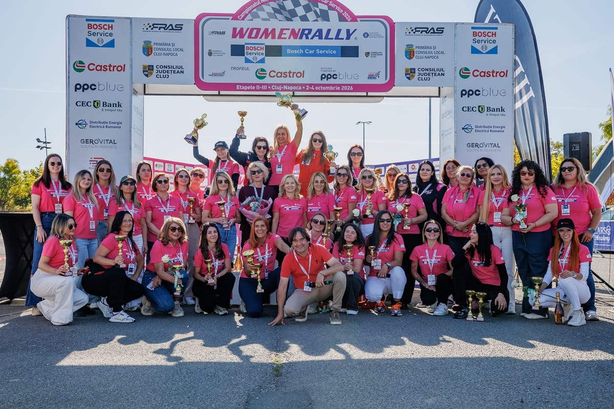 Mărișel a găzduit Women Rally Cluj-Napoca cu 41 de concurente din 9 județe