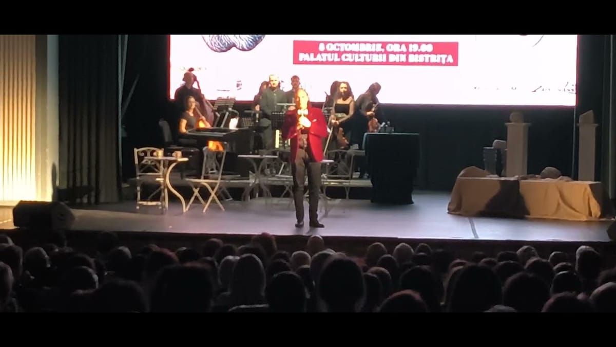 Maestrul și Măiastra, la Bistrița: spectacol despre Brâncuși și Maria Tănase, în Palatul Culturii