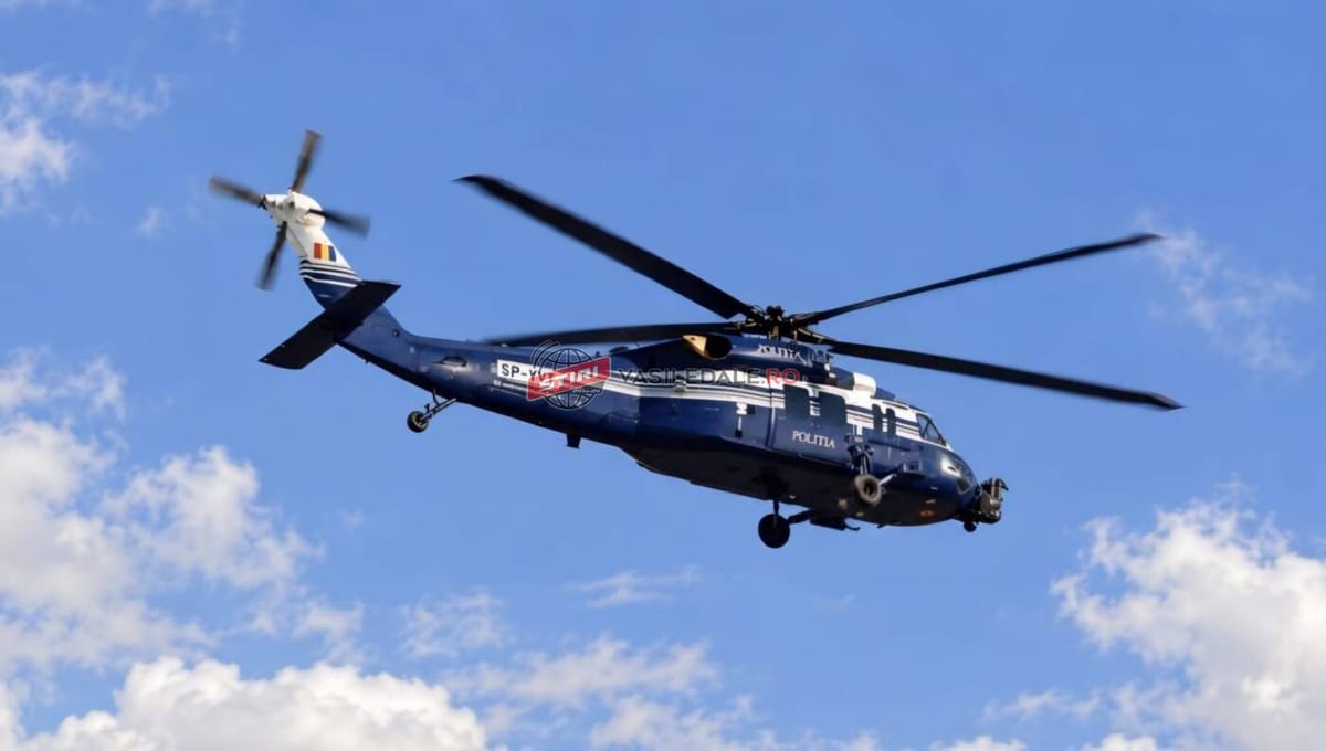 Maramureș: elicopterele Poliției monitorizează traficul rutier pe 11 și 16 octombrie