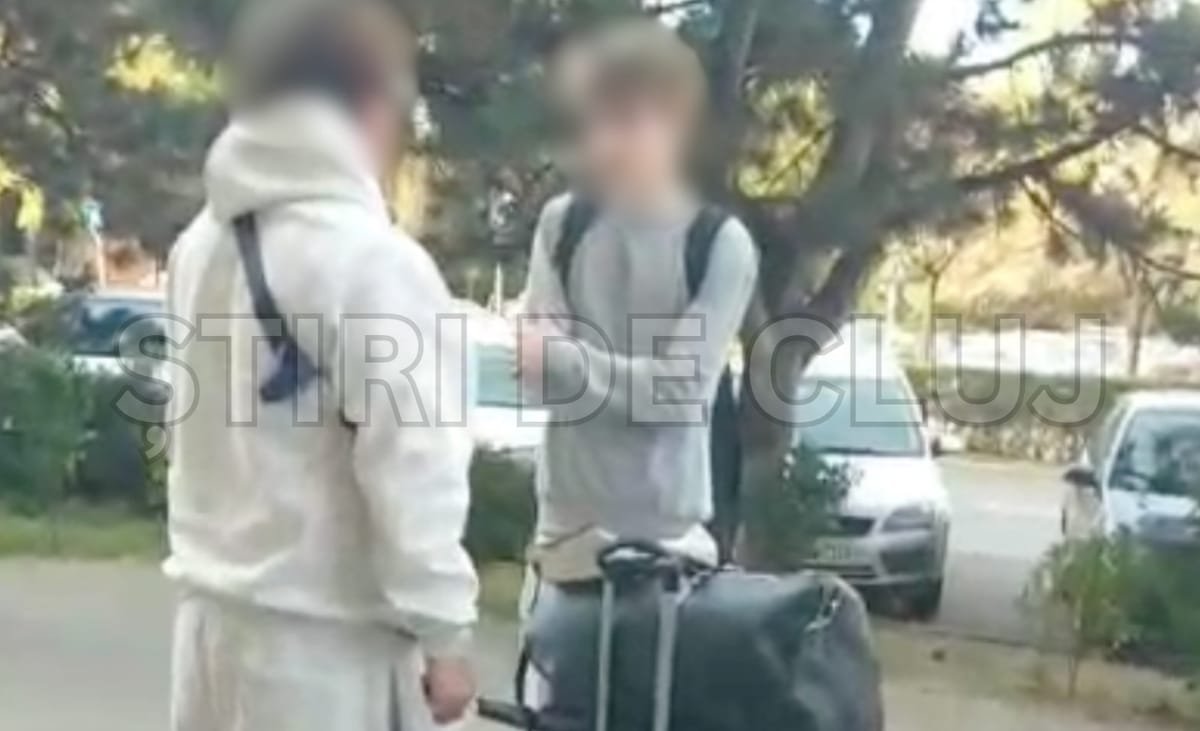 Mărăști: un bărbat cu trollerul cere bani, acostează elevi și urlă la o femeie. VIDEO
