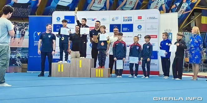 Markus Costea din Gherla, din nou campion național la gimnastică artistică VIDEO