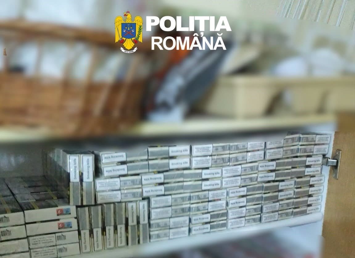 Mediaș: percheziții într-un dosar de comerț ilegal cu țigări, 6 persoane reținute