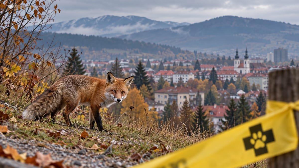Miercurea-Ciuc: rabie confirmată la o vulpe găsită moartă. Primăria recomandă precauție sporită