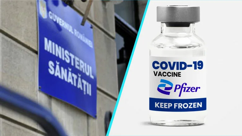 Ministerul Sănătății a atribuit 66,8 milioane de lei către Pfizer România și 42,1 milioane către Farmexim