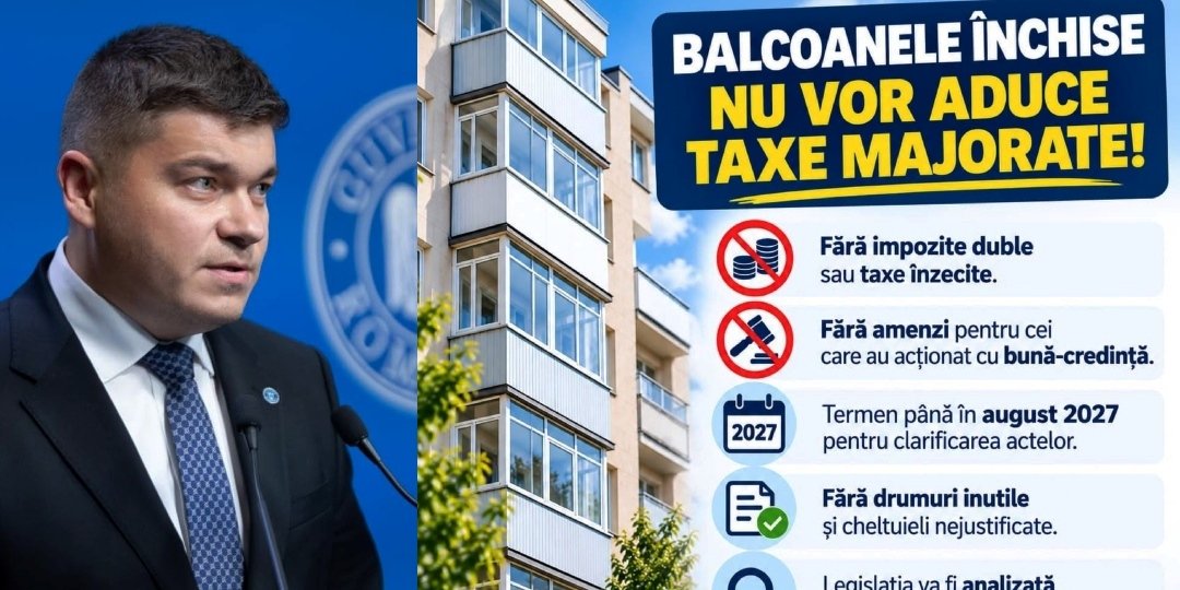 Ministrul Dezvoltării va cere corectarea legii după scandalul balcoanelor închise fără autorizație