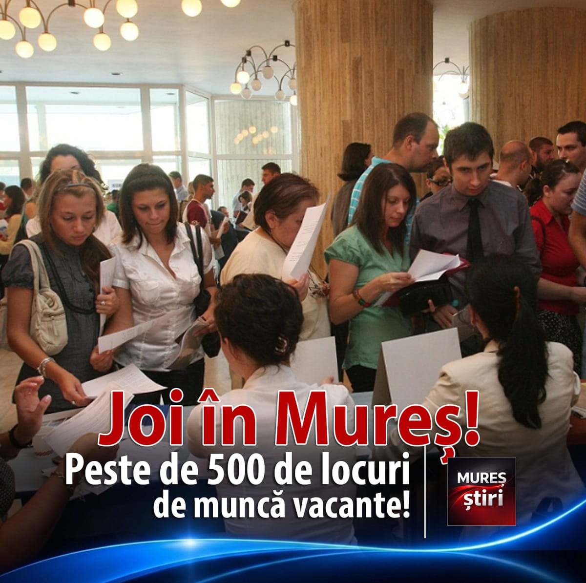 Mureș: 535 de locuri de muncă la Bursa Generală pentru absolvenți, joi, 9 octombrie