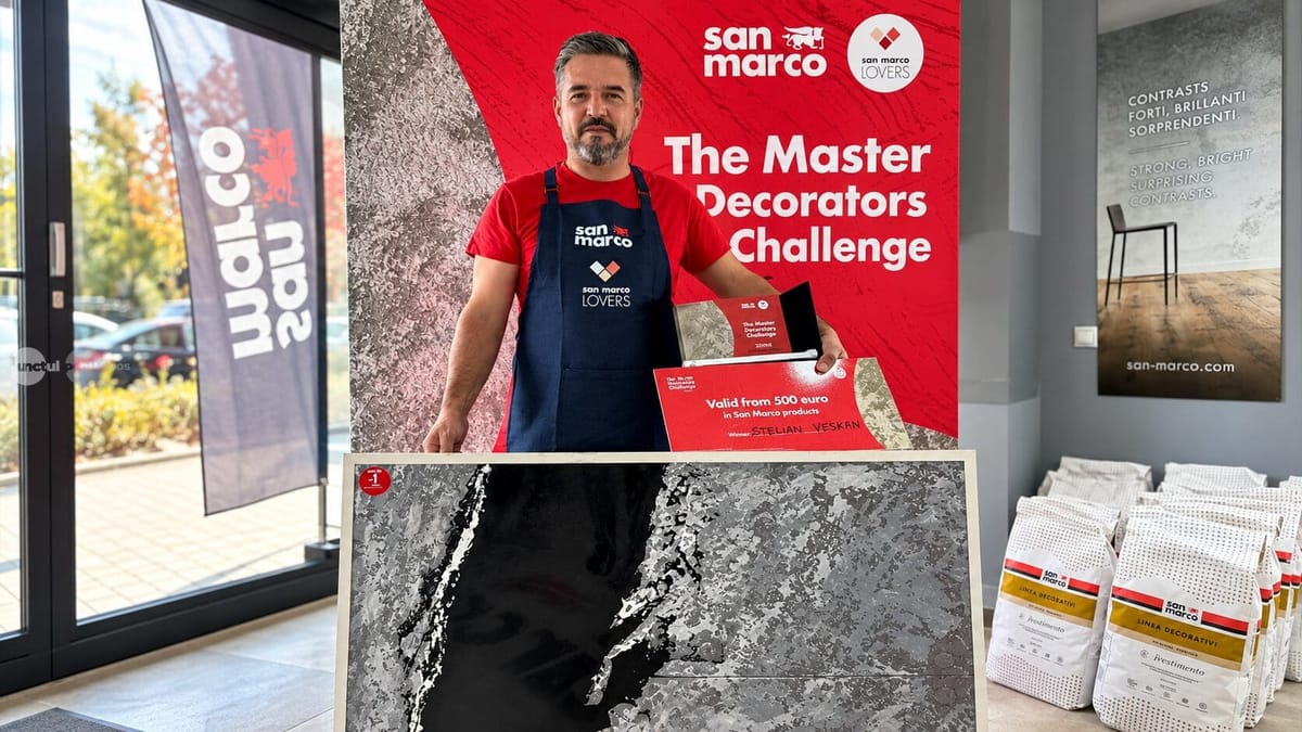 Mureșeanul Stelian Veskan a câștigat locul I la The Master Decorators Challenge 2026