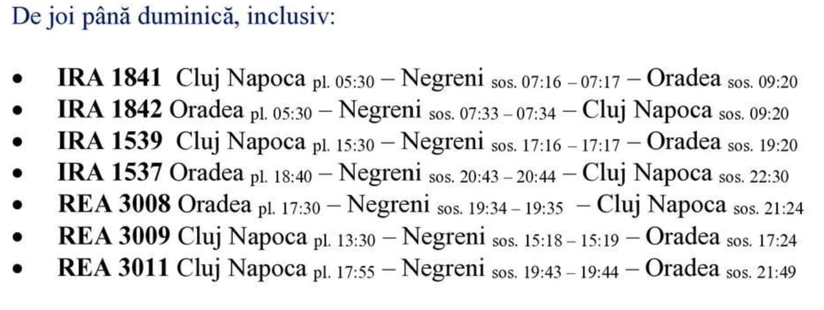 Negreni: la târg, sunt așteptate zeci de mii de persoane; trenurile opresc suplimentar în centrul satului