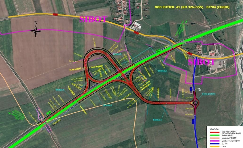 Nod rutier nou pe A1 spre Cugir: 17 oferte, printre ele și firme din Sibiu
