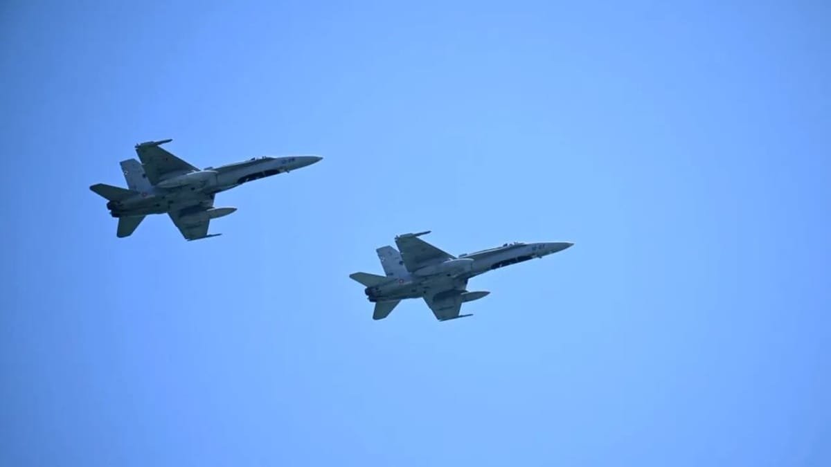 Nordul Tulcei, alertă aeriană: avioane F-18 spaniole au decolat de la Mihail Kogălniceanu