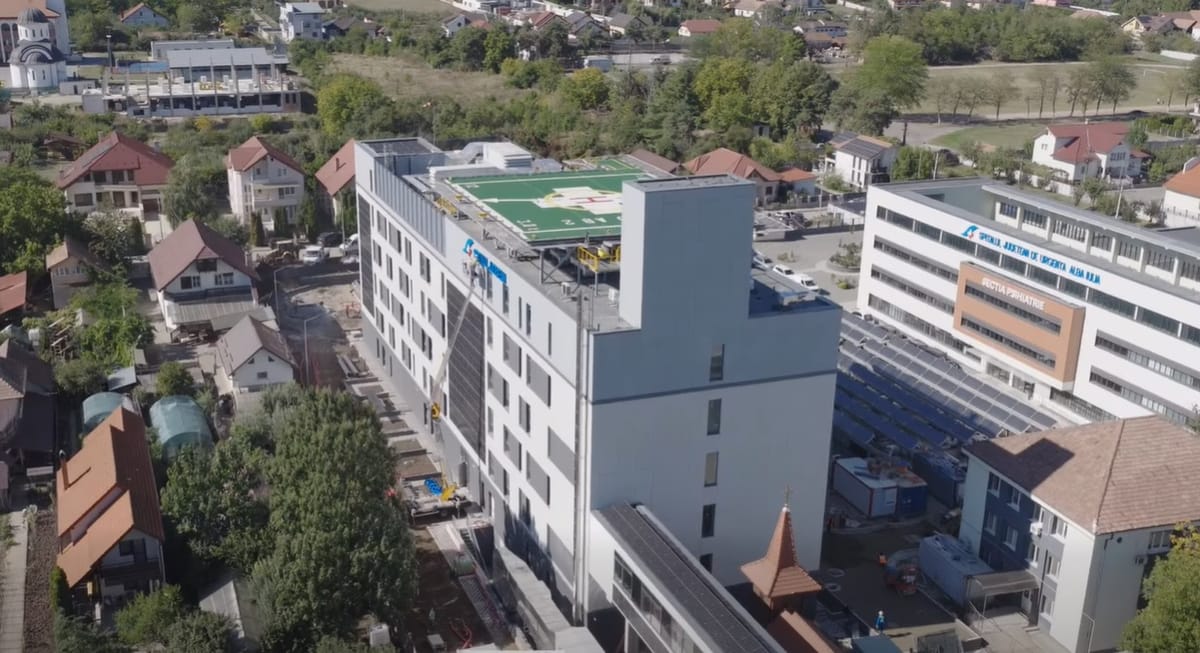 Noul corp al Spitalului Județean Alba Iulia, aproape finalizat. Lucrările au ajuns la 95%