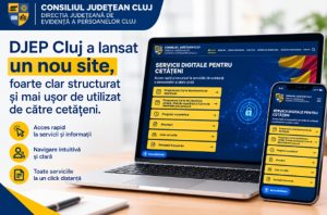 Noul portal al DJEP Cluj: Interfață mai simplă, secțiuni restructurate și opțiuni avansate de accesibilitate pentru cetă