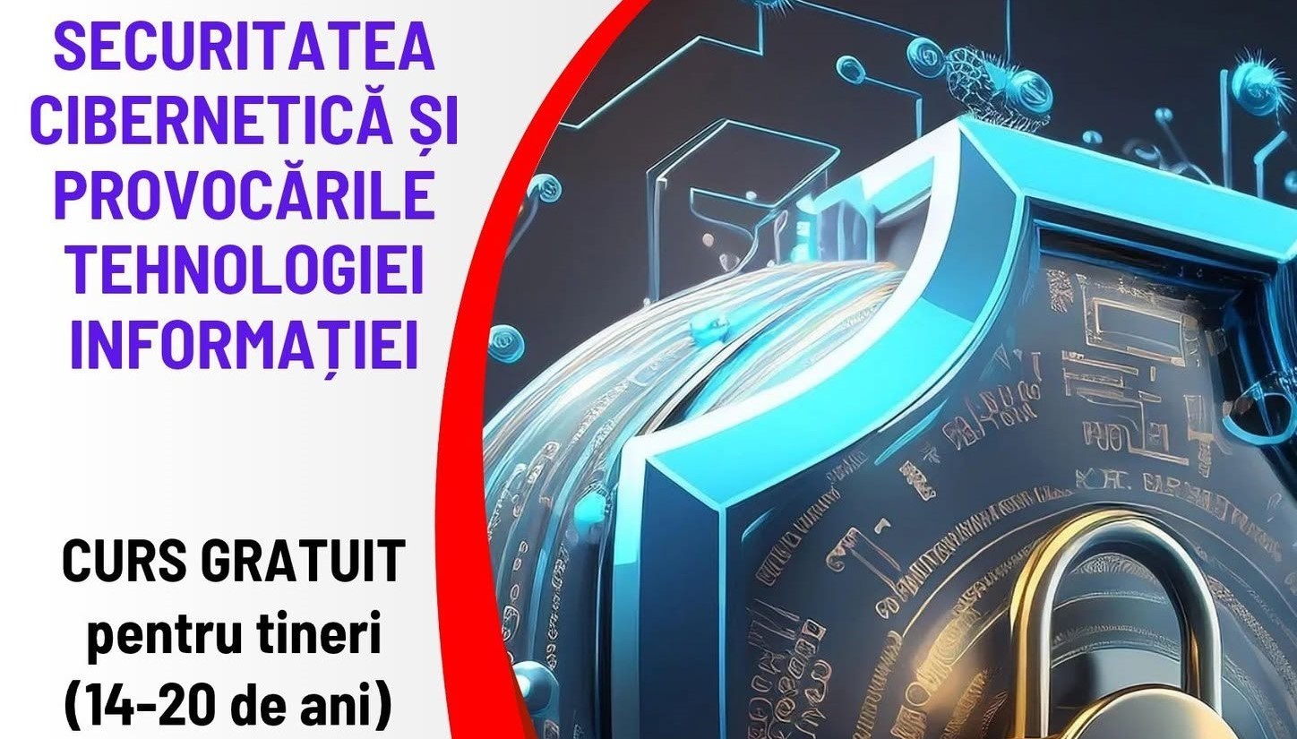 Înscrieri pentru tineri la curs gratuit de securitate cibernetică