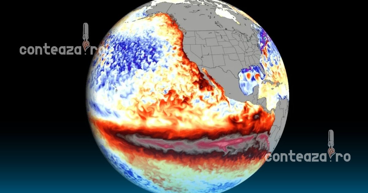 Oceanul Pacific a depășit 30 de grade, cu peste 3 grade peste media, pe fondul unui El Niño extrem