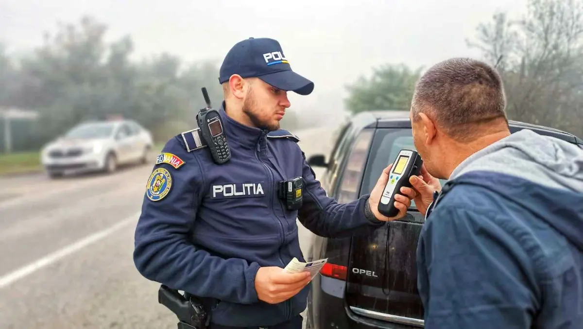 Ocna Mureș și Cut: doi șoferi cu alcool la volan, opriți de polițiști și cercetați penal