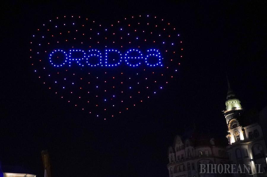Oradea: spectacolul de drone de la FestiFall a fost reprogramat pentru ora 22
