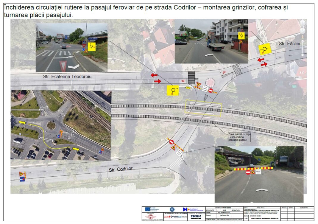 Oradea: strada Sf. Apostol Andrei, închisă circulației între 23 octombrie și 2 noiembrie pentru lucrări