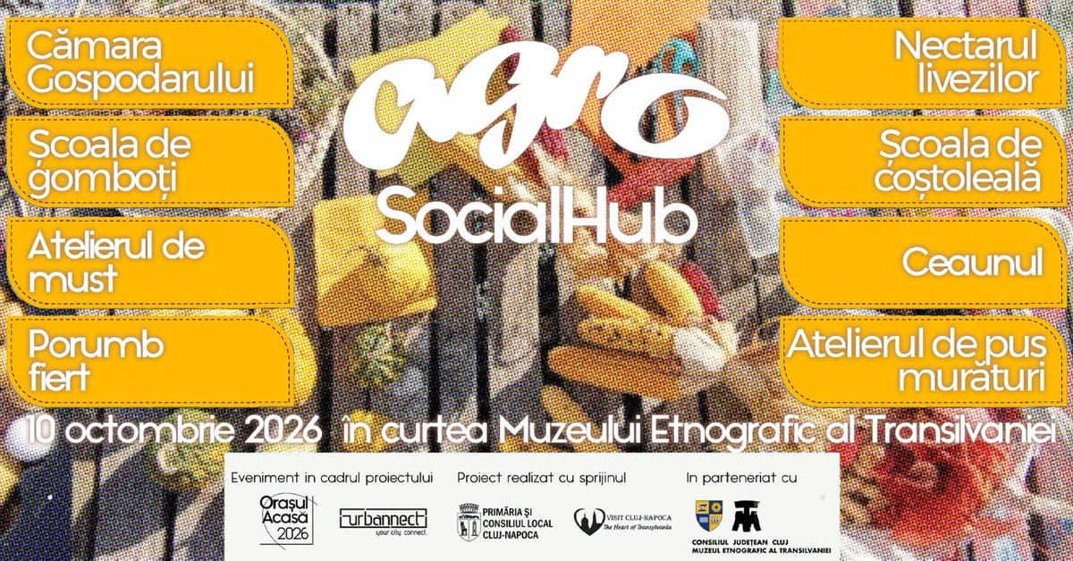 Palatul Reduta din Cluj-Napoca găzduiește ateliere de gomboți, murături și must 10 octombrie