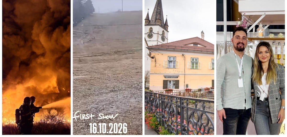 Păltiniș: a început să ningă, prima zăpadă a iernii, iar pe Transfăgărășan ninge abundent