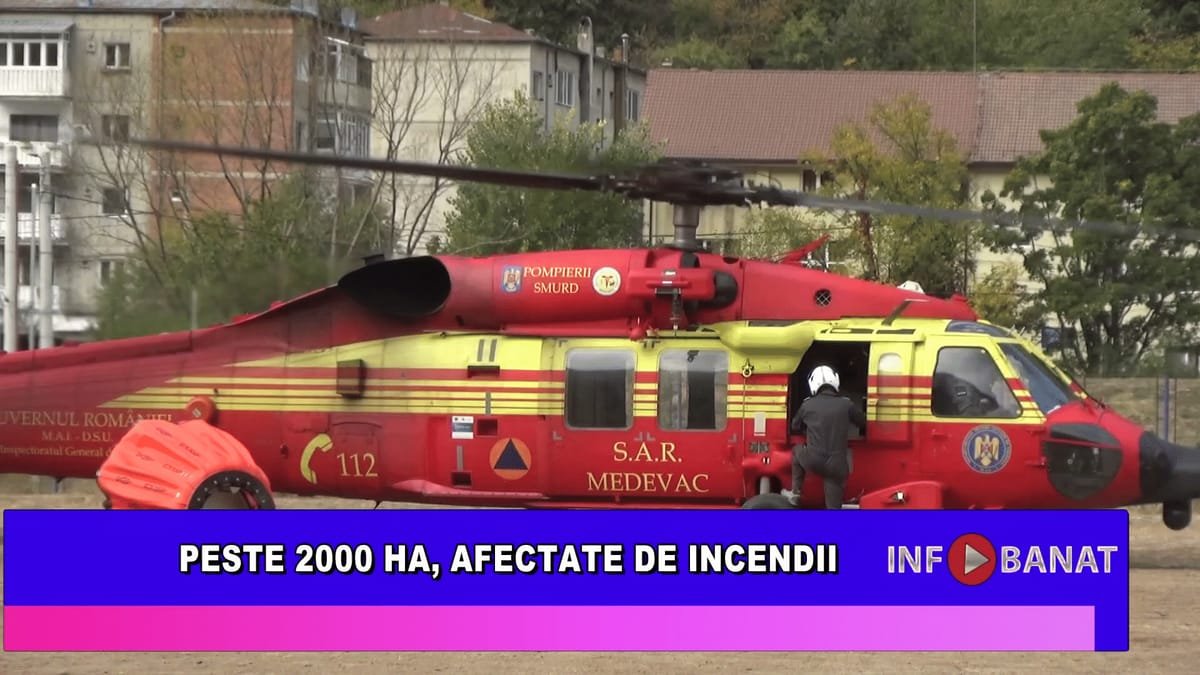 Parcul Național Domogled-Valea Cernei: peste 2000 ha afectate de incendii, pompierii continuă stingerea