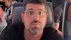 Pasagerul Flydubai descrie îmbrățișarea copiilor săi ca un avion care s-a prăbușit în timpul atacului