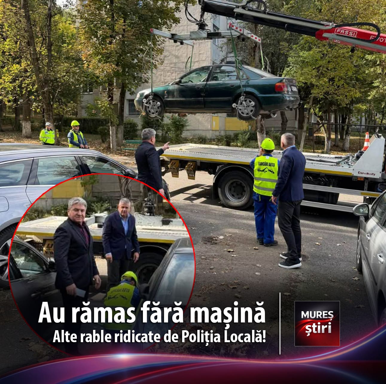 Patru rable ridicate de pe domeniul public: Bilanțul Poliției Locale din acest an!