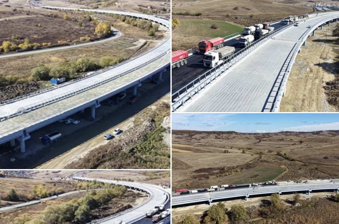 Pe A3, între Nădășelu și Zimbor, se asfaltează cel mai lung viaduct de autostradă din România