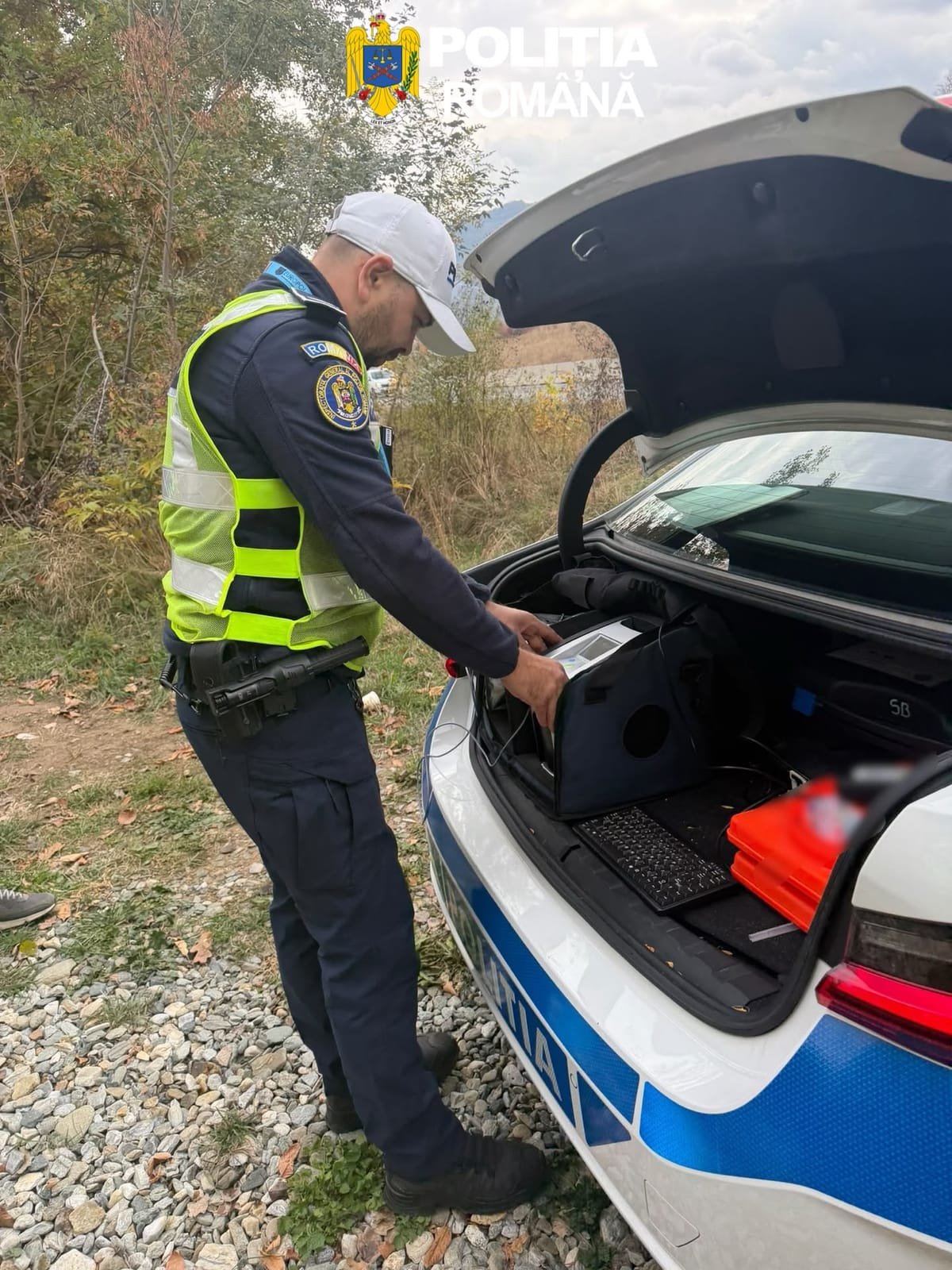 Pe DN 7, în județul Sibiu, polițiștii au aplicat 109 sancțiuni în acțiunea Releu, mai ales pentru viteză