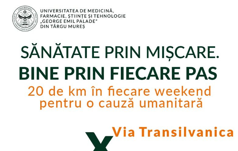 Pe Via Transilvanica, alături de UMFST. Universitatea lansează „VIA UMFST”, drumeții caritabile