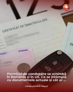 Permisul de conducere se schimbă în România și UE. Documentele actuale rămân valabile până la expirare