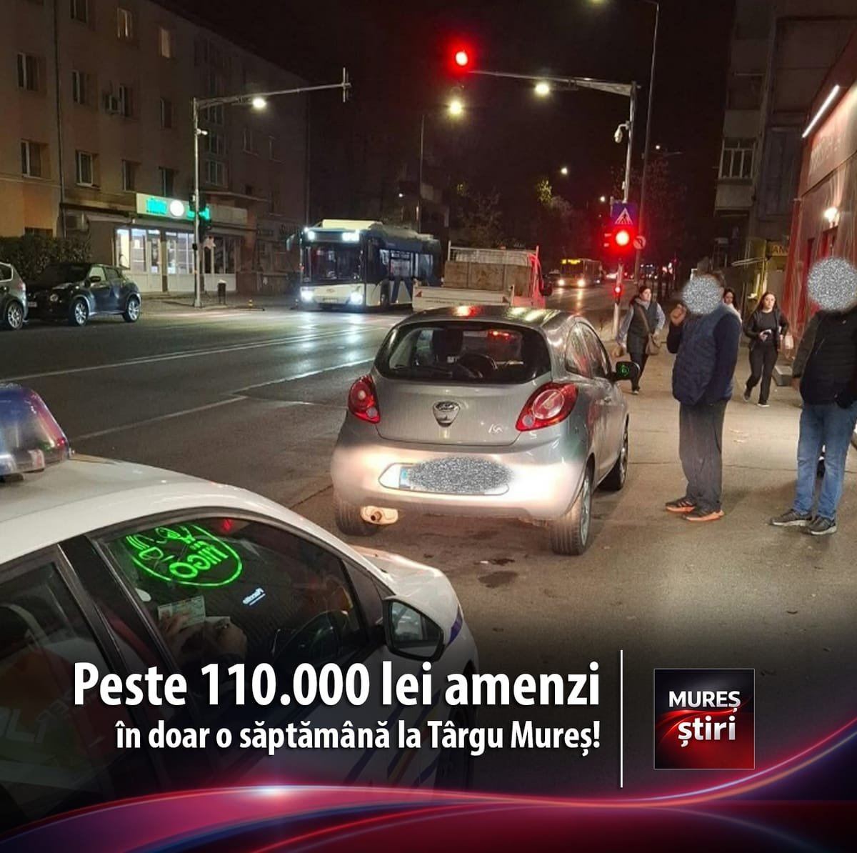 Peste 110.000 lei amenzi în Târgu Mureș, într-o săptămână: 346 de procese-verbale aplicate de Poliția Locală