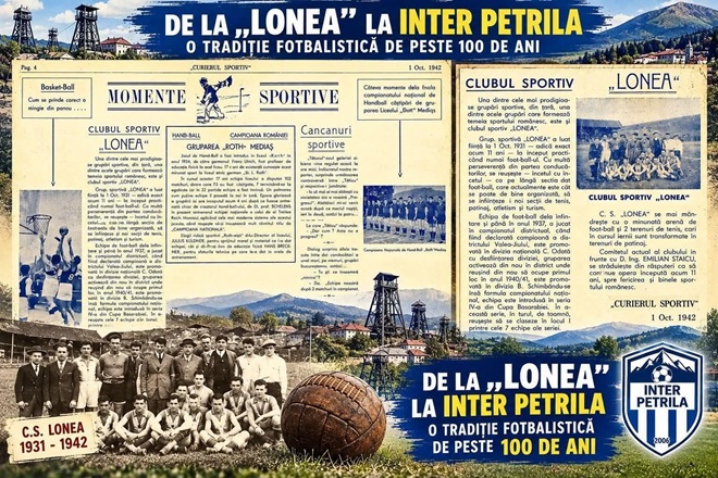 Petrila: peste un secol de fotbal, pasiune și sudoare, generație după generație